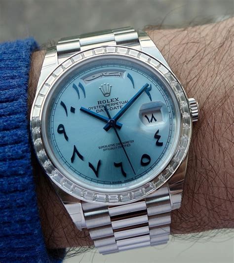 arabic face rolex|rolex watch with arabic numbers.